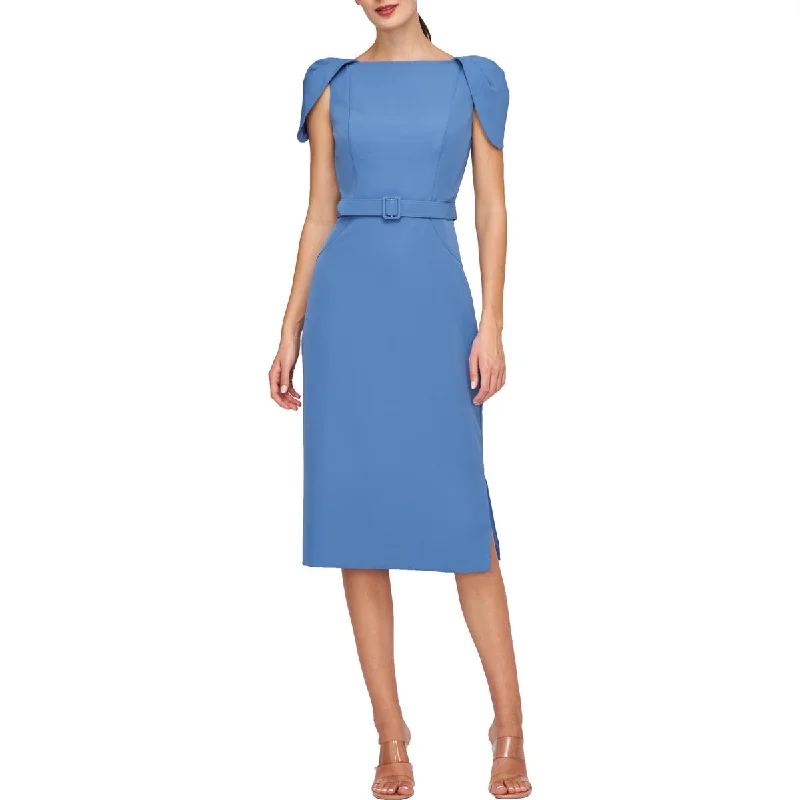 Modern Daywear Affordable Style Kay Unger New York Womens Ivette Cap Sleeve Knee-Length Midi Dress Modern Daywear Affordable Style Kay Unger New York Womens Ivette Cap Sleeve Knee-Length Midi Dress