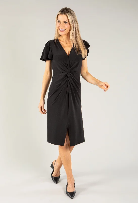 Soft Apparel Pieces Cozy Wearables Knot Waisted Dress