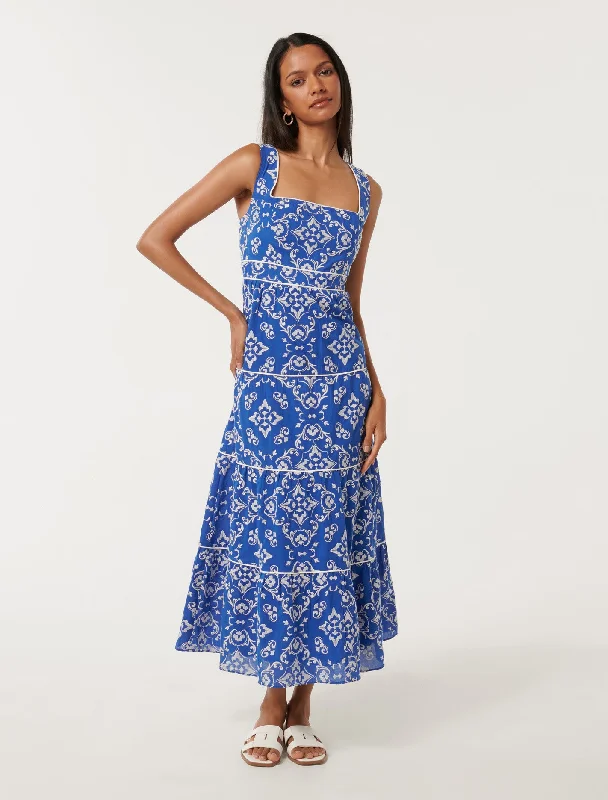 Effortless Fashionwear Relaxed Outfits Kouvr Petite Pipping Midi Dress