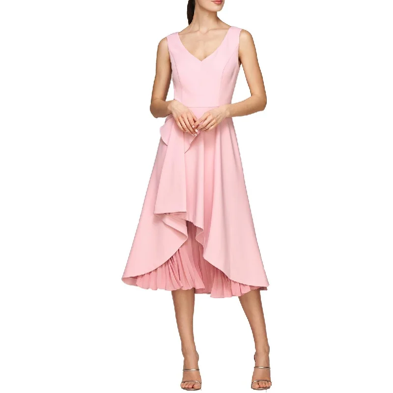 Comfy Clothing Choices Relaxed Outfits Kay Unger New York Womens Begonia Sleeveless Ruffled Midi Dress Comfy Clothing Choices Relaxed Outfits Kay Unger New York Womens Begonia Sleeveless Ruffled Midi Dress