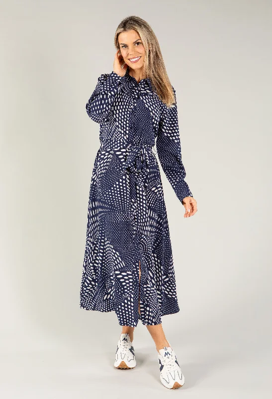 Modern Daywear Relaxed Pieces Multi Spotted Dress