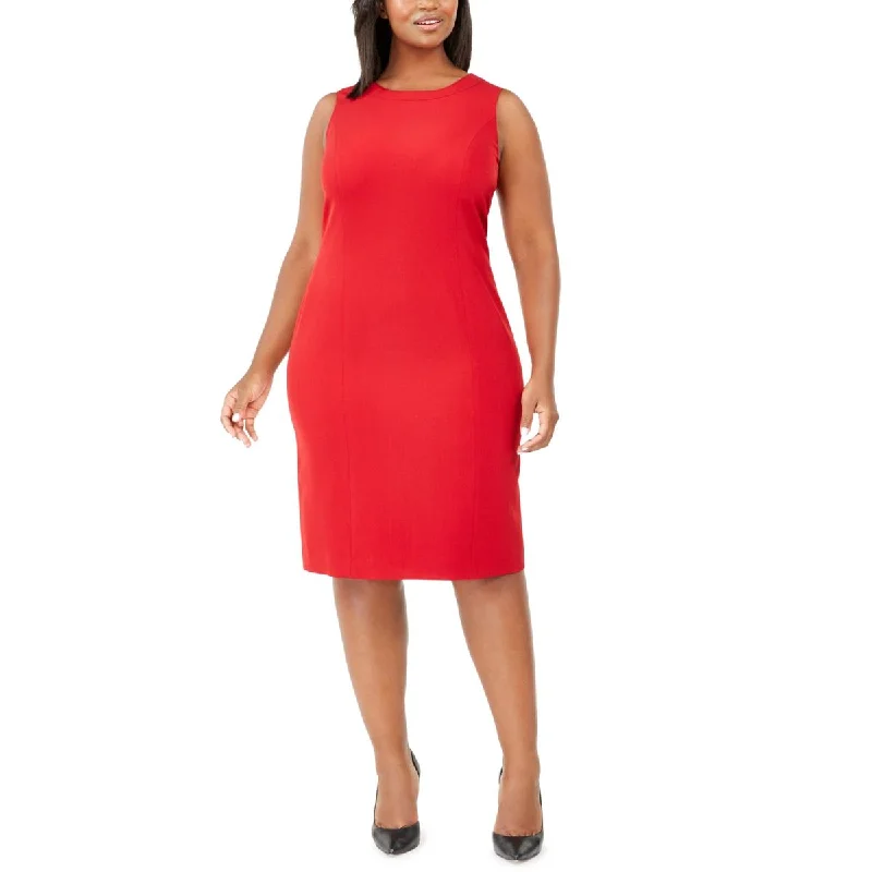Affordable Chic Fits Affordable Layers Kasper Womens Plus Sleeveless Wear To Work Midi Dress Affordable Chic Fits Affordable Layers Kasper Womens Plus Sleeveless Wear To Work Midi Dress