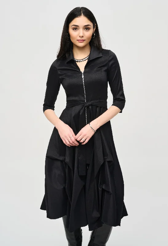 Affordable Layers Elegant Wear Cutaway Midi Ruffle Dress