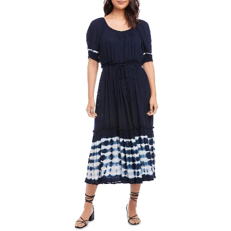 Affordable Layers Versatile Chic Karen Kane Womens Tie-Dye Long Midi Dress