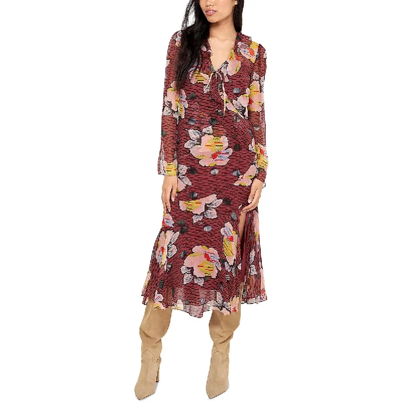 Fashion Comfort Wearables Casual Wardrobe Joie Womens Printed Long Sleeve Midi Dress Fashion Comfort Wearables Casual Wardrobe Joie Womens Printed Long Sleeve Midi Dress