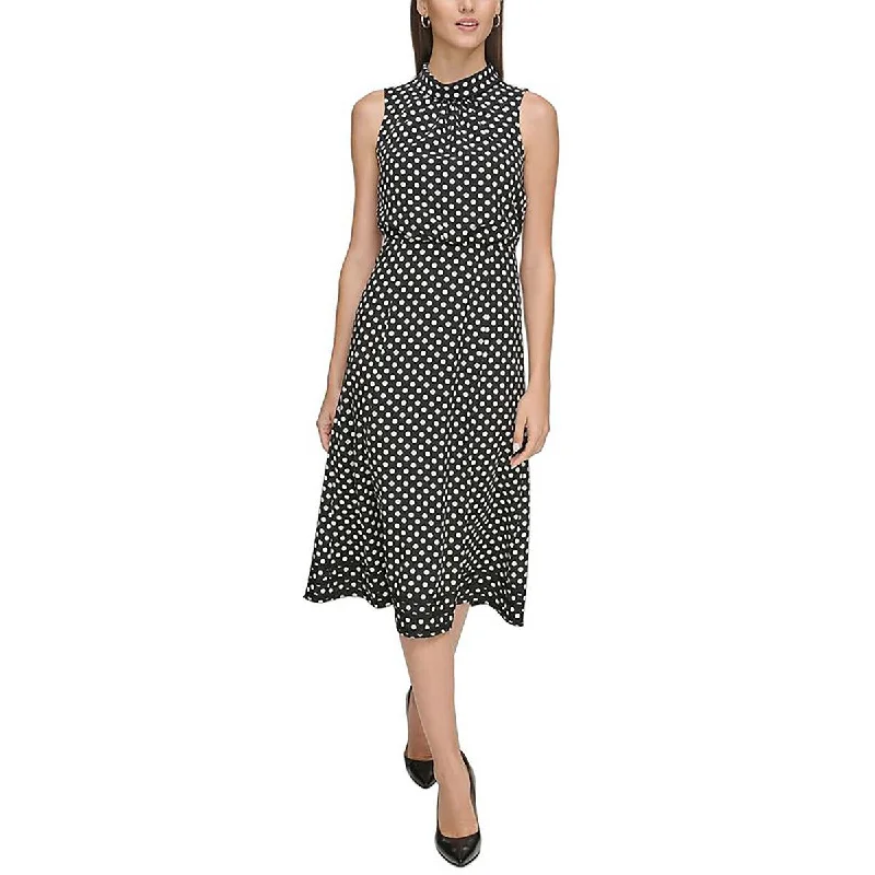 Affordable Outfits Affordable Layers Karl Lagerfeld Womens Sleeveless Mock Neck Midi Dress Affordable Outfits Affordable Layers Karl Lagerfeld Womens Sleeveless Mock Neck Midi Dress
