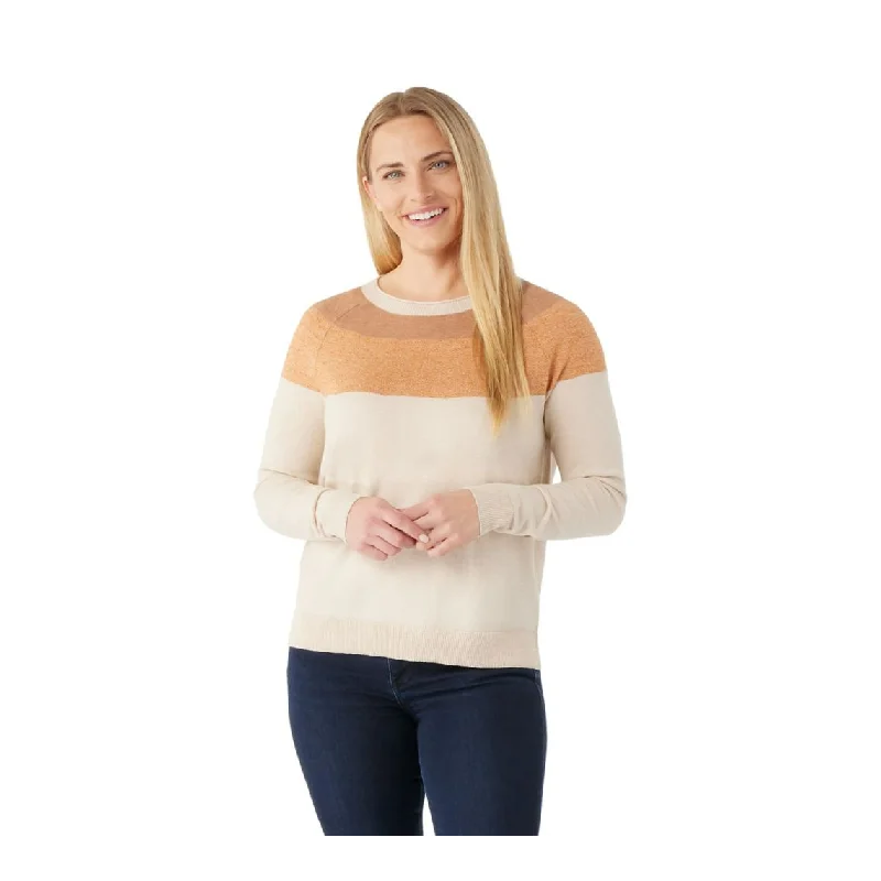 Cozy Comfort Options Chic Fit Smartwool Women's Edgewood Colorblock Crew Sweater