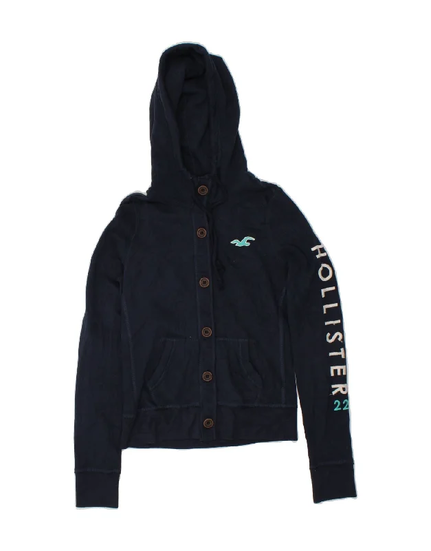 Comfortable Fashion Choices Comfortable Layering HOLLISTER Womens Graphic Tracksuit Top Jacket UK 12 Medium Navy Blue Comfortable Fashion Choices Comfortable Layering HOLLISTER Womens Graphic Tracksuit Top Jacket UK 12 Medium Navy Blue