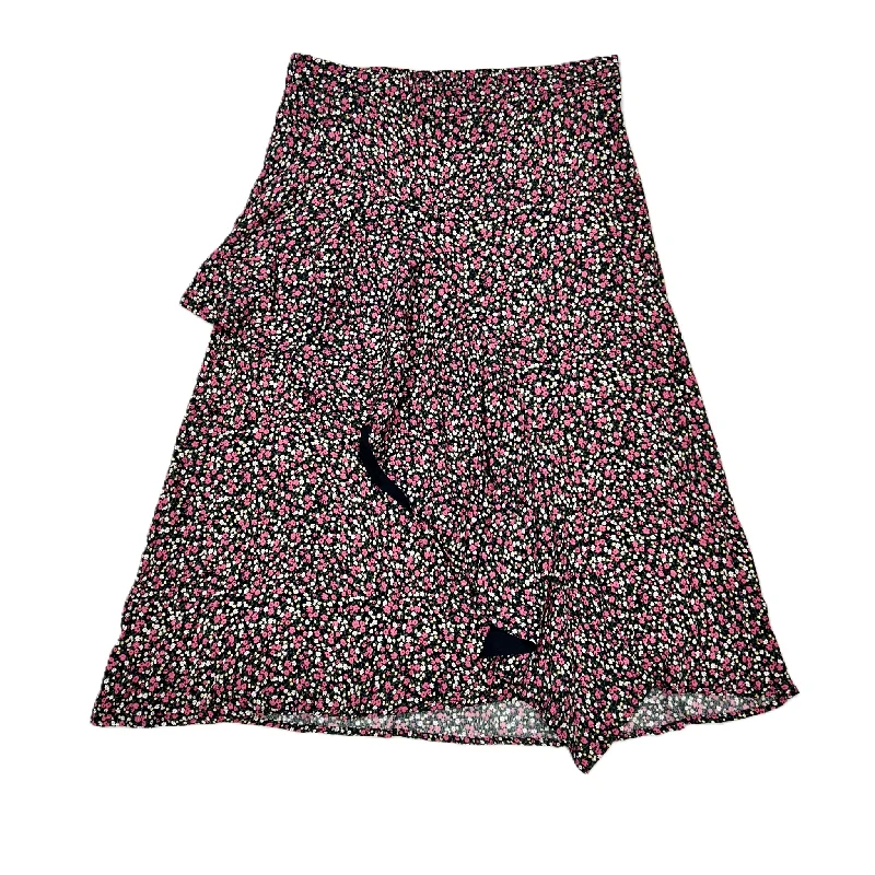 Soft Layering Wear Comfortable Apparel Skirt Midi By Rachel Zoe In Floral Print, Size: 12 Soft Layering Wear Comfortable Apparel Skirt Midi By Rachel Zoe In Floral Print, Size: 12