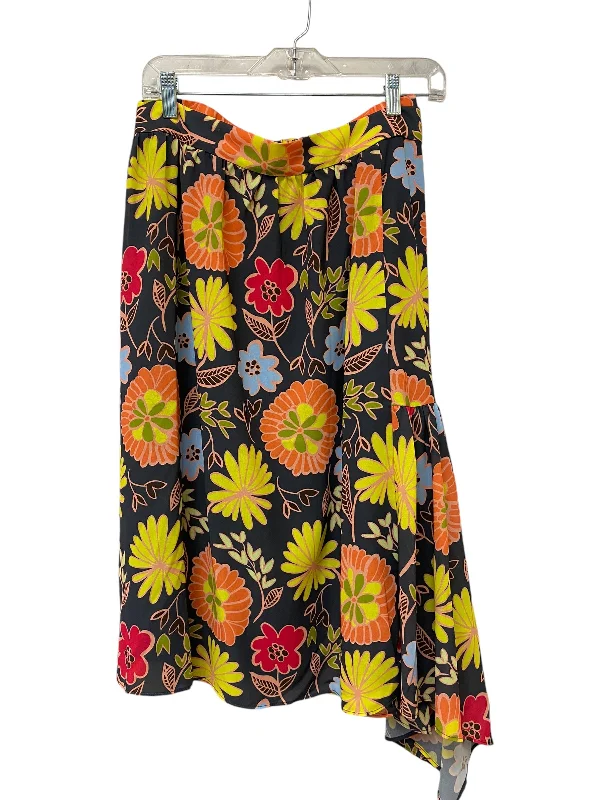Comfy Pieces Soft Layers Skirt Midi By Eloquii In Floral Print, Size: 20