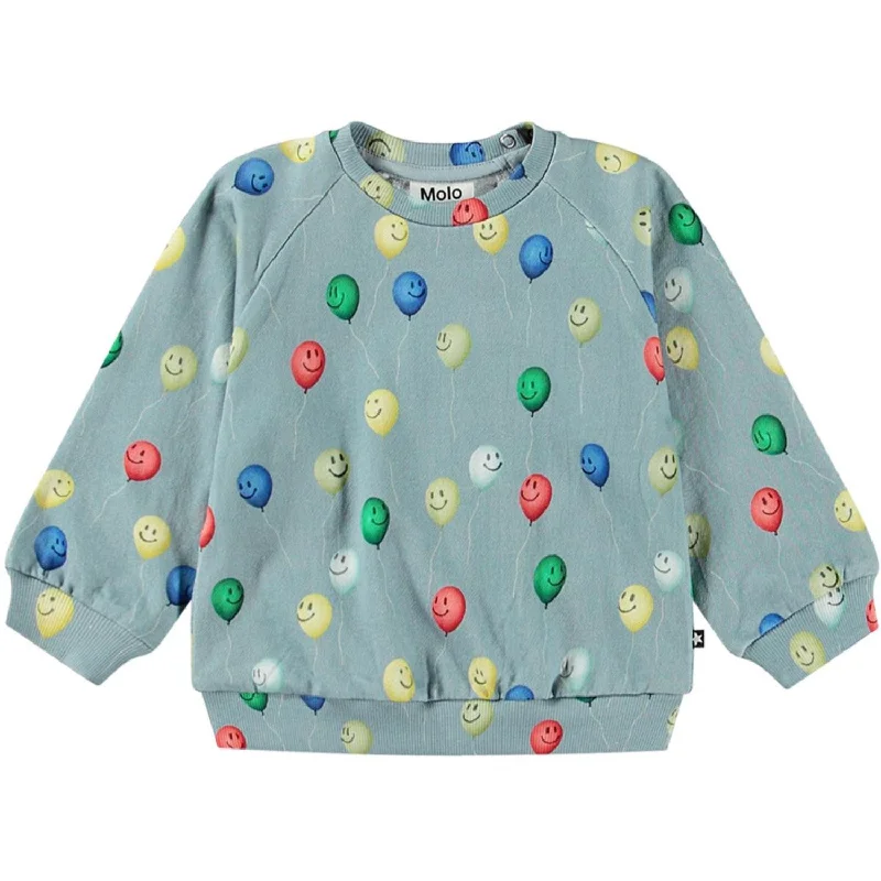 Molo Smiling Balloons Disc Crewneck