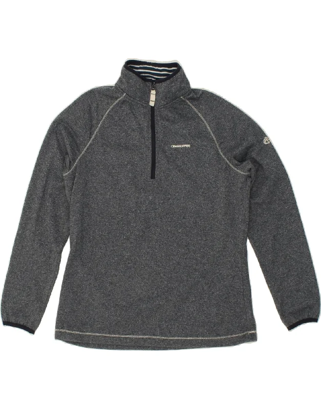 Warm Textures Casual Comfort CRAGHOPPERS Womens Pullover Tracksuit Top UK 14 Large Grey Polyester Warm Textures Casual Comfort CRAGHOPPERS Womens Pullover Tracksuit Top UK 14 Large Grey Polyester