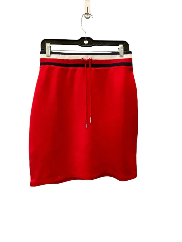 Comfortable Textiles Versatile Styles Skirt Mini & Short By Tommy Hilfiger In Red, Size: 6