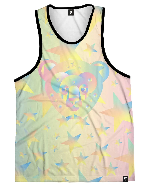 Affordable Comfort Styles Soft Fit Galactic Bear Unisex Tank Top