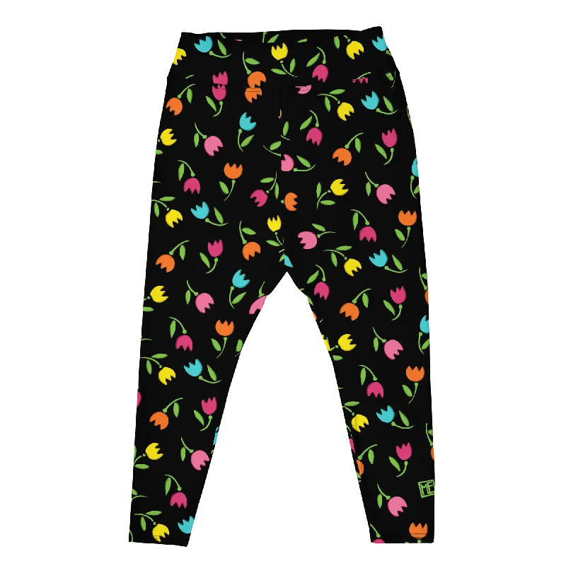 Tulips Plus Size Leggings