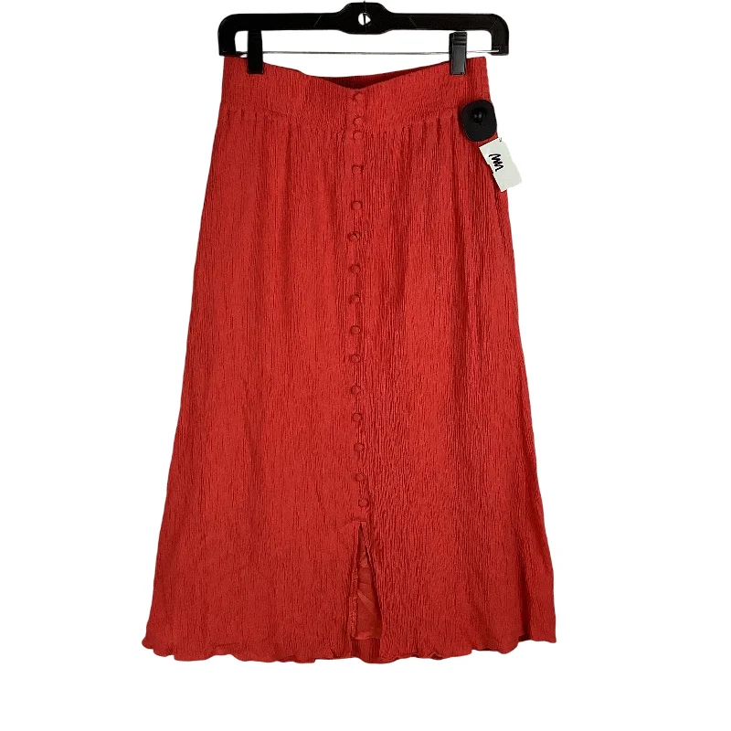 Simple Stylish Wear Comfort Choices Skirt Maxi By Madewell In Red, Size: Xs