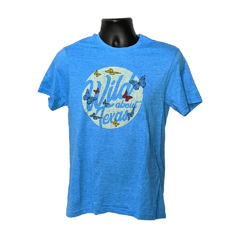 Cozy Everyday Wardrobe Comfortable Layering Super Soft Blue "Wild about Texas" Shirt Cozy Everyday Wardrobe Comfortable Layering Super Soft Blue "Wild about Texas" Shirt