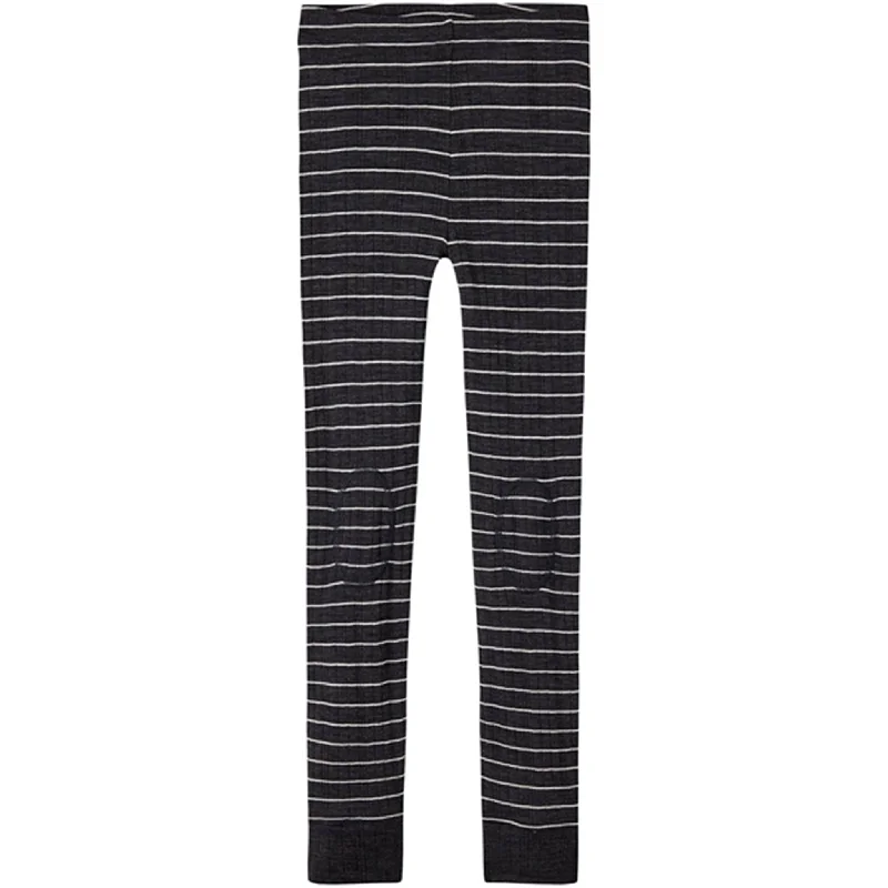 Name it Blue Graphite Stripes Wang Uld Needle Stripe Leggings