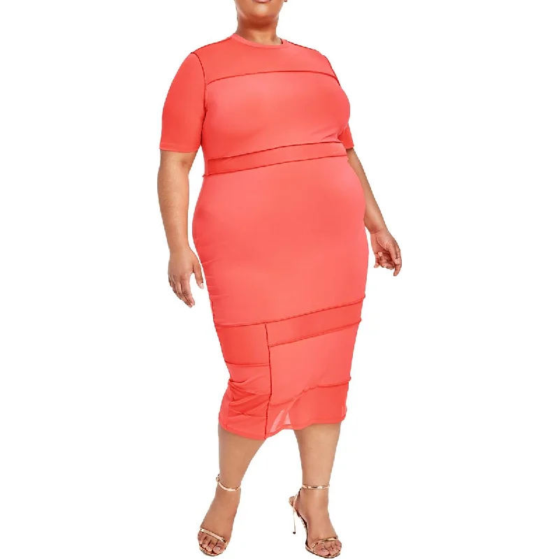 Cozy Everyday Wardrobe Budgeted Outfits Nina Parker Womens Plus Elbow Sleeve Long Maxi Dress