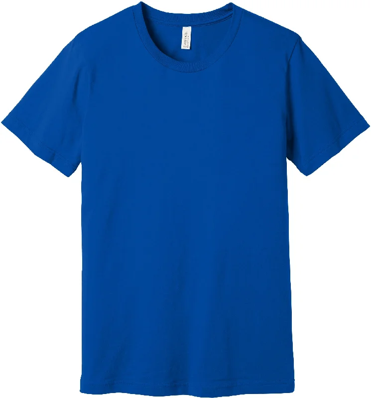 Street Chic Clothing Versatile Comfortwear BELLA+CANVAS Unisex Jersey Short Sleeve Tee - True Royal Street Chic Clothing Versatile Comfortwear BELLA+CANVAS Unisex Jersey Short Sleeve Tee - True Royal