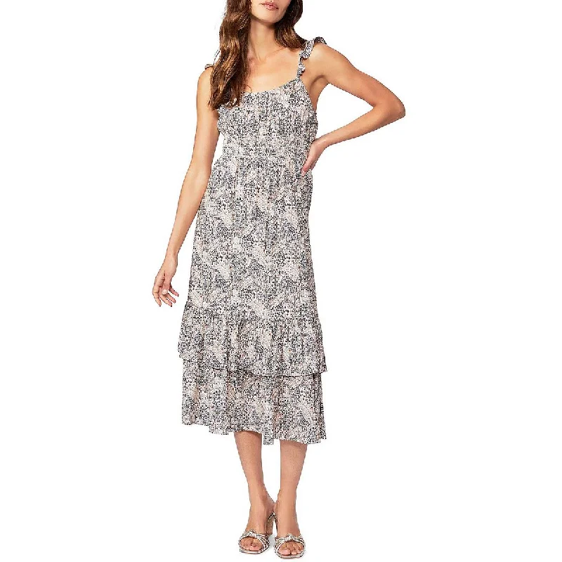 Affordable Smart Styles Soft Apparel Paige Womens Gisela Smocked Long Maxi Dress
