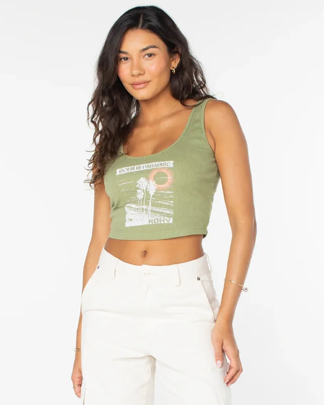 Born In Paradise Tank Top