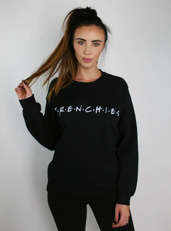 Stylish Comfort Look Classy Comfortwear Frenchies Friends Long Sleeve Tee