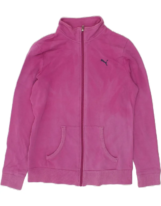 Versatile Comfort Pieces Budgeted Outfits PUMA Womens Tracksuit Top Jacket UK 12 Medium Pink Cotton Versatile Comfort Pieces Budgeted Outfits PUMA Womens Tracksuit Top Jacket UK 12 Medium Pink Cotton