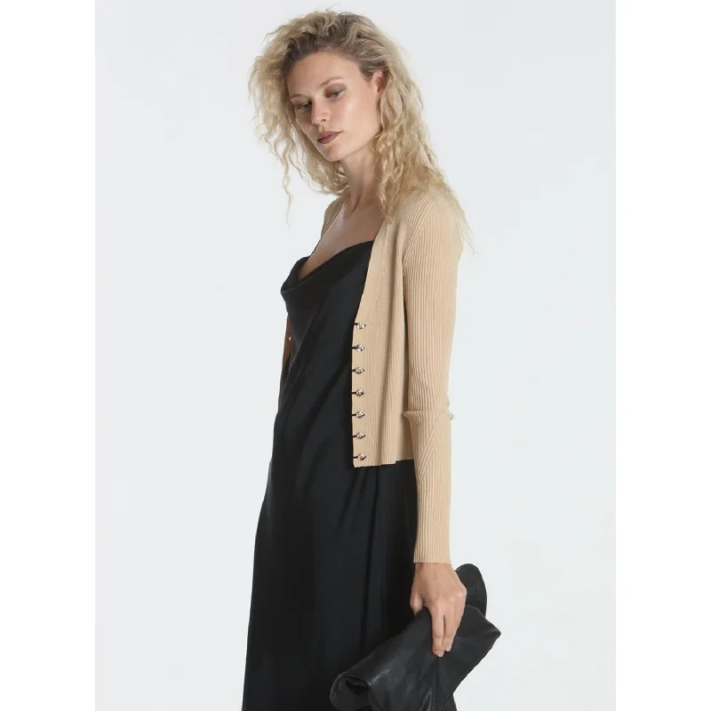 Effortless Soft Layers Day Comfort Label+Thread - Rita Rib Cardigan