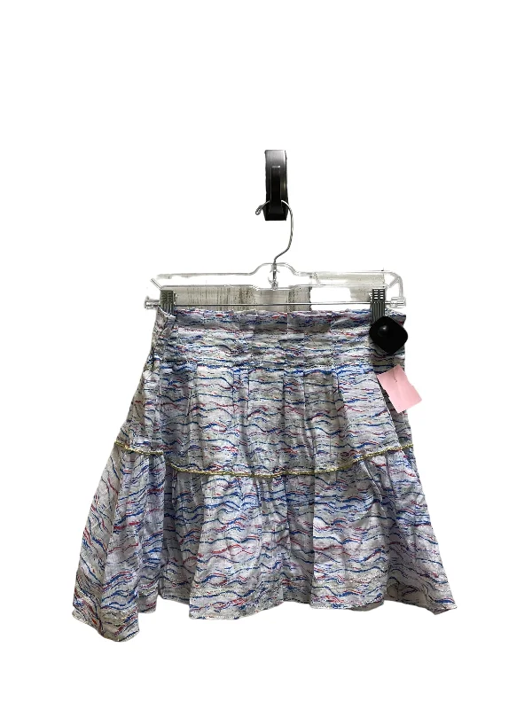 Relaxed Chic Affordable Comfort Skirt Mini & Short By Free People In Multi-colored, Size: S