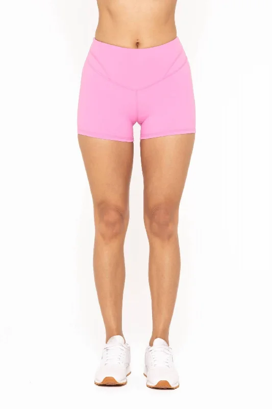 Soft Comfort Fits Cozy Essentials Contour Seam Biker Shorts In Pink