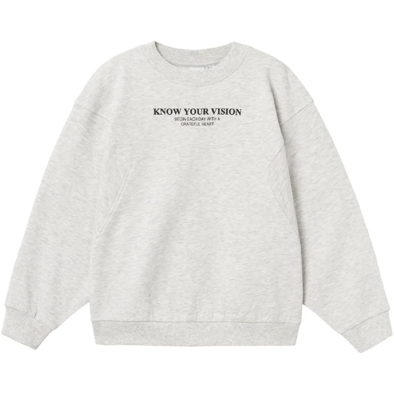 Name It Light Grey Melange Nakonni Sweatshirt