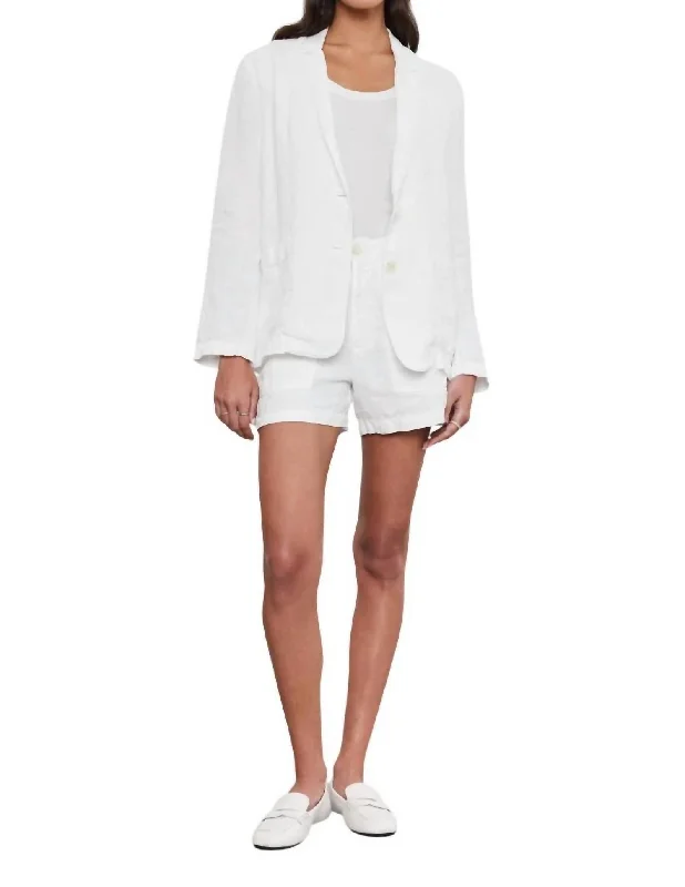 Affordable Layers Cozy Textures Fallon Shorts In White