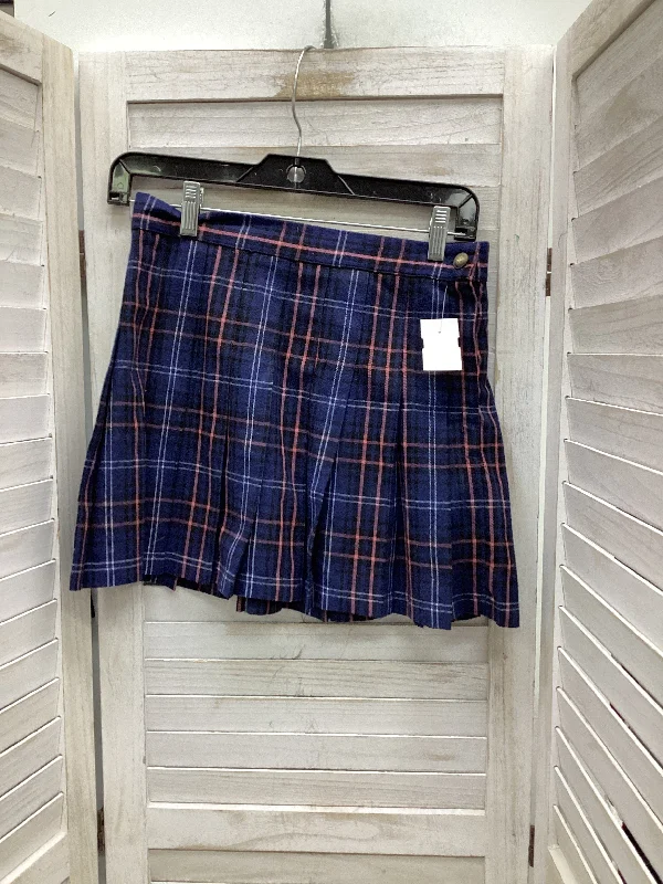 Soft Layering Wear Cool Layers Skirt Mini & Short By Simply Southern In Plaid Pattern, Size: S Soft Layering Wear Cool Layers Skirt Mini & Short By Simply Southern In Plaid Pattern, Size: S