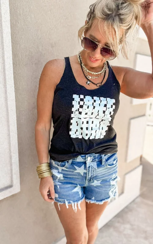 Casual Trend Pieces Modern Daywear Lake Bum Racerback Tank Top
