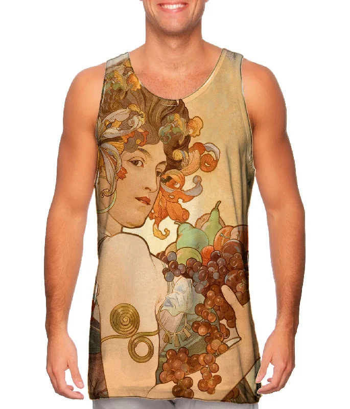 Effortless Layers Chic Fit Alphonse Mucha - "Fruit" (1897)