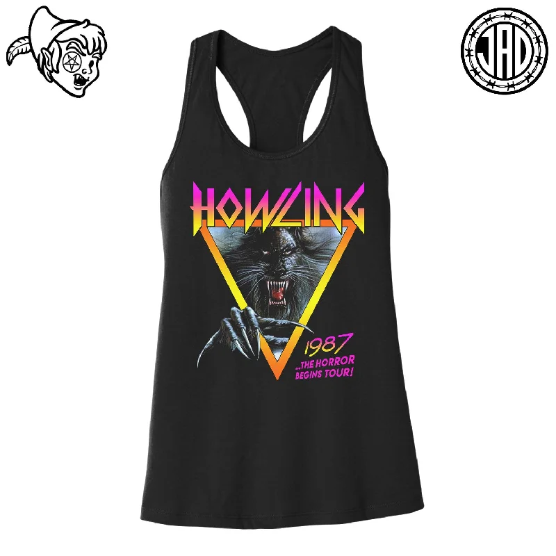 Soft-Fit Clothes Trendy Vibes 1987 The Horror Begins Tour - Women's Racerback Tank