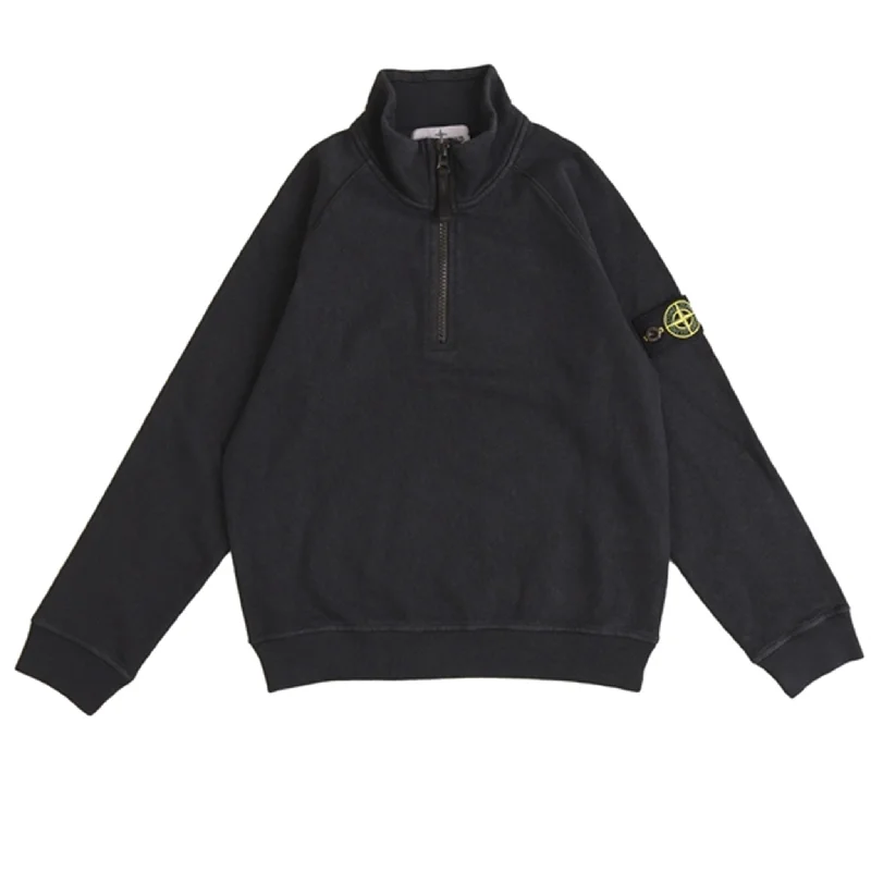 Smart Comfort Wear Fashionable Comfort Stone Island Junior Sweatshirt Black