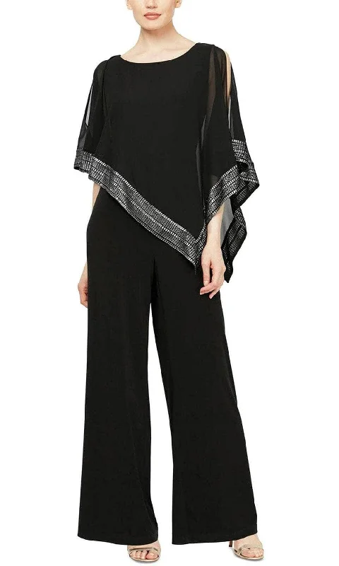 Casual Trend Pieces Warm Style SLNY 9277331 - Chiffon Metallic Jumpsuit