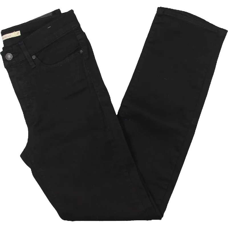 Cozy Wearable Styles Comfortable Apparel Womens Mid-Rise Slimming Slim Jeans