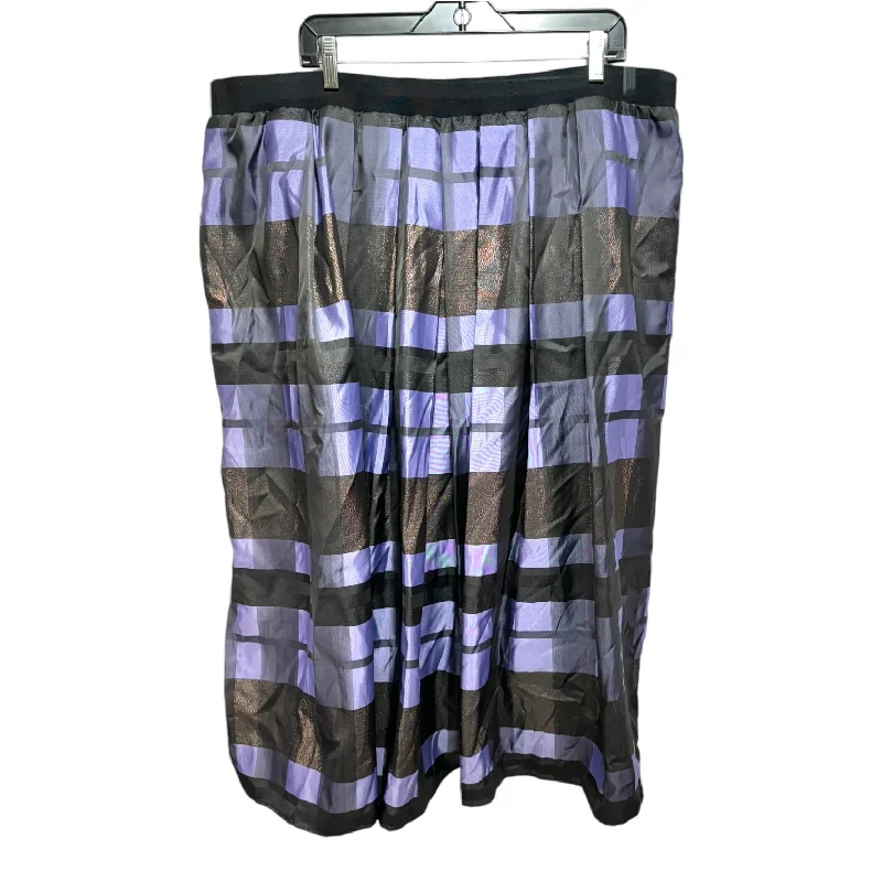 Effortless Chic Style Practical Chic Skirt Midi By Joan Rivers In Plaid Pattern, Size: 2x Effortless Chic Style Practical Chic Skirt Midi By Joan Rivers In Plaid Pattern, Size: 2x