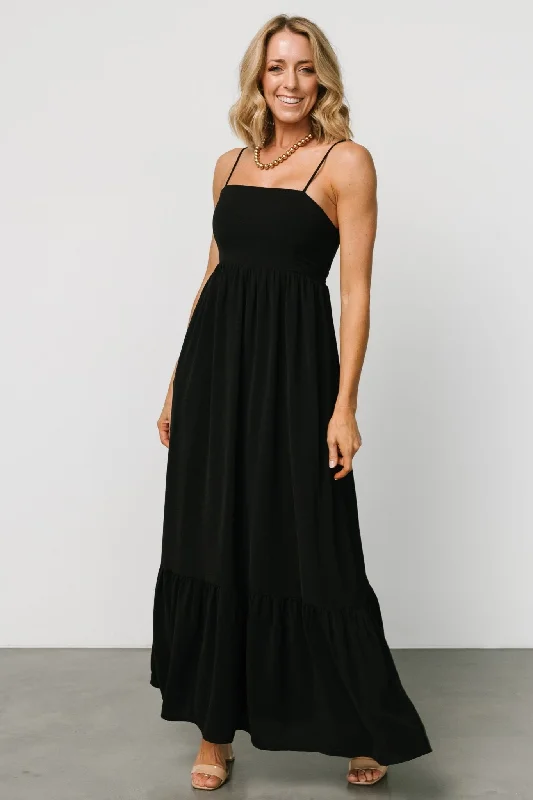 Street Chic Clothing Comfy Wear Regan Tank Maxi Dress | Black