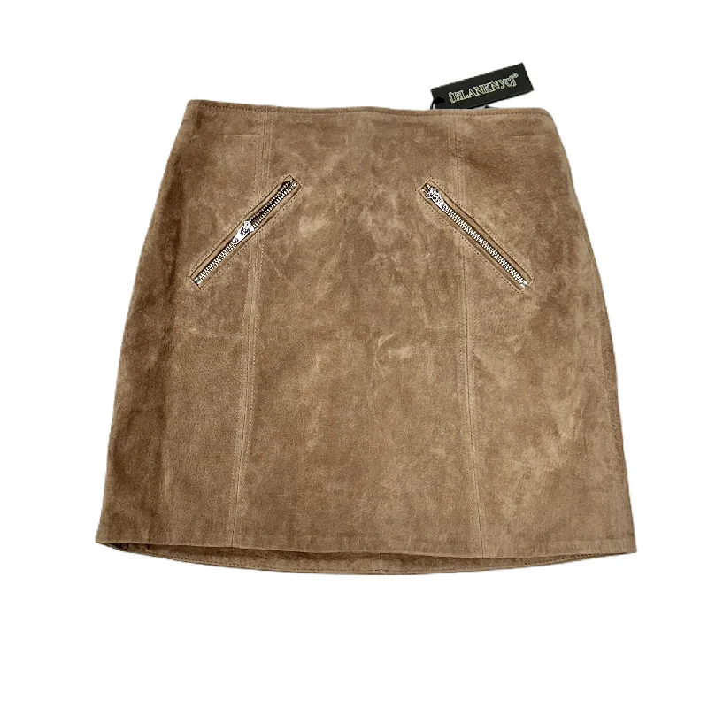 Minimal Fashion Minimal Layers Skirt Mini & Short By Blanknyc In Brown, Size: 0