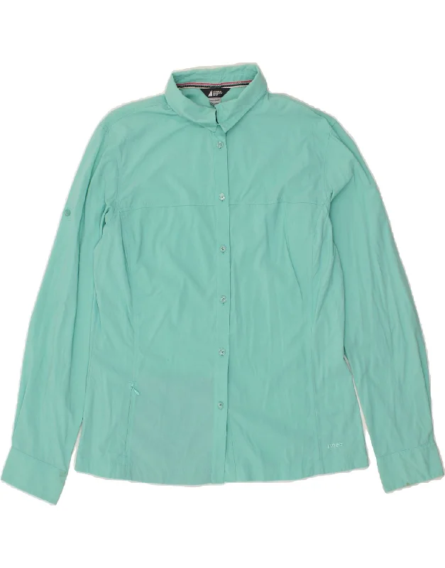 MOUNTAIN EQUIPMENT Womens Shirt UK 16 Large Turquoise Nylon