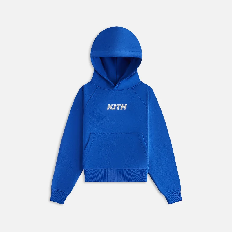 Kith Kids Novelty Logo Raglan Nelson Hoodie - Cyclone