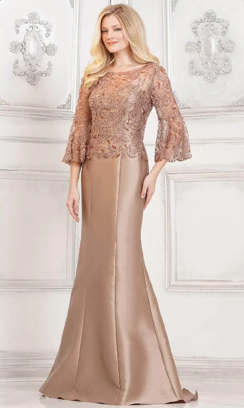 Warm and Soft Textiles Day-to-day Fashion Rina di Montella RD2939 - Bell Sleeve Mermaid Formal Gown Warm and Soft Textiles Day-to-day Fashion Rina di Montella RD2939 - Bell Sleeve Mermaid Formal Gown