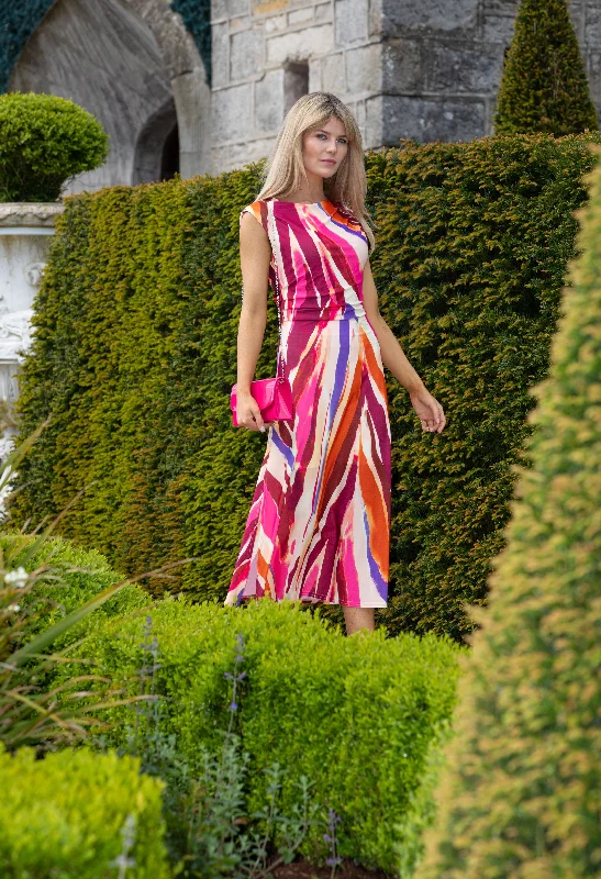 Affordable Comfort Wear Comfy Wear Sunset Ruched Dress