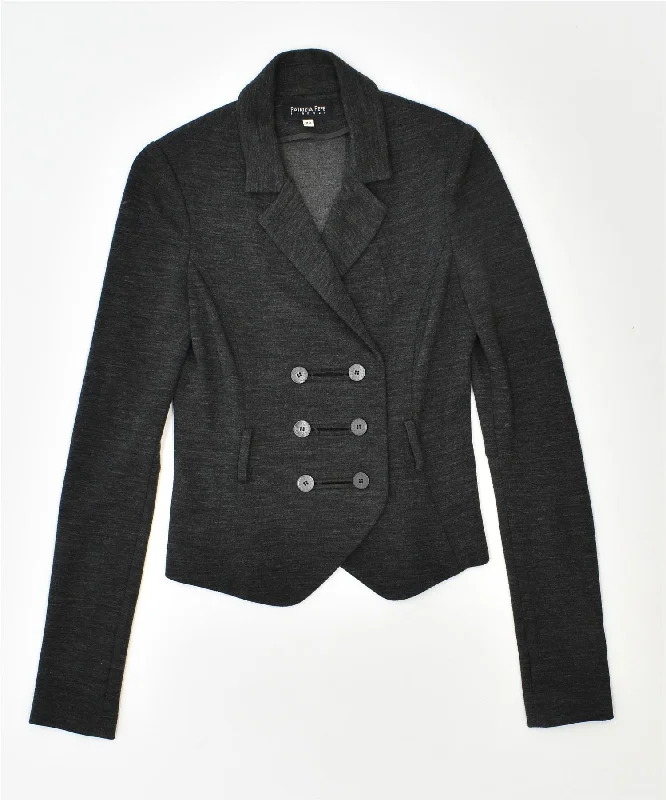 Stylish Daily Outfits Comfort Choices PATRIZIA PEPE FIRENZE Womens Blazer Jacket IT 42 Medium Grey