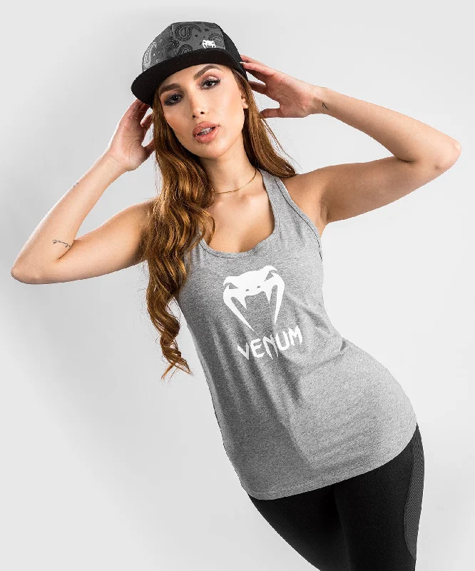 Chic Comfort Pieces Easy Chic Venum Classic Tank Top - For Women - Light Heather Grey Chic Comfort Pieces Easy Chic Venum Classic Tank Top - For Women - Light Heather Grey