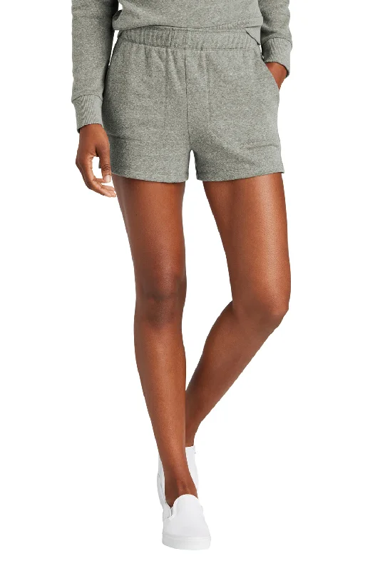 Soft Fabric Choices Cozy Wearables District Womens Perfect Tri Fleece Shorts w/ Pockets - Grey Frost Soft Fabric Choices Cozy Wearables District Womens Perfect Tri Fleece Shorts w/ Pockets - Grey Frost